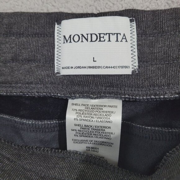 NEW Mondetta Women's L Heathered Fleece Scuba Jogger Pants - Picture 5 of 7